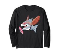 Marvel Jeff The Land Shark in Captain America Costume Maglia a Manica