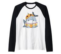 Marvel Jeff The Land Shark in Halloween Pumpkin Costume Maglia con Maniche Raglan
