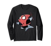 Marvel Jeff The Land Shark in Spider-Man Costume Maglia a Manica