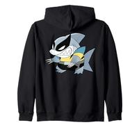 Marvel Jeff The Land Shark in Wolverine X-Men Costume Felpa con Cappuccio