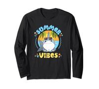 Marvel Jeff The Land Shark Summer Vibes Beach Vacation Maglia a Manica