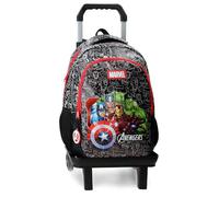 Marvel Joumma Team Avengers Zaino Scolastico Nero 28x42x14 cm PVC 16,46L