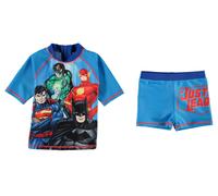 Marvel Justice League: 2 P/C Nuoto Set,2 / 3 3/4 4/5 5/6 7 /8,9 /10YR,Nuovo A