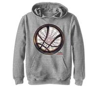 Marvel Kids' Dr. Strange Sanctum Sanctorum Window Youth Pullover Hoodie, Athletic Heather, Small