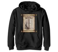 Marvel Kids Moon Knight Fist of Vengeance Scroll Youth Pullover Hoodie, Black, Small
