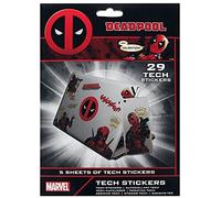 Marvel Kit di 29 Adesivi Deadpool, TS7408, Multicolore