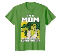 Marvel La Festa della Mamma She-Hulk Is A Mom Maglietta, Bambini, Erba, 4 Anni