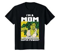 Marvel La Festa della Mamma She-Hulk Is A Mom Maglietta, Bambini, Nero, 2 Anni