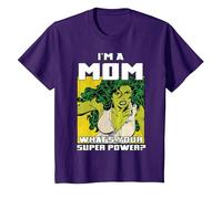 Marvel La Festa della Mamma She-Hulk Is A Mom Maglietta, Bambini, Viola, 12 Anni