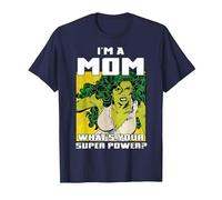 Marvel La Festa della Mamma She-Hulk Is A Mom Maglietta, Uomo, Navy, M