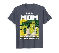Marvel La Festa della Mamma She-Hulk Is A Mom Maglietta, Uomo, Pervinca, XL
