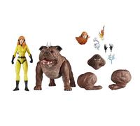 Marvel Legends Series Crystal and Lockjaw, Action figure da collezione Deluxe Comics, 15,2 cm