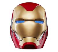 Marvel Legends Series Iron Man Casco elettronico Premium con Light FX, Avengers: Endgame Attrezzature da gioco di ruolo da collezione per adulti