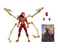 Marvel Legends Series Magic: The Gathering, action figure di Mary Jane Watson (Iron Spider) di Spider-Man da 15 cm; carta con foil esclusiva collezionabile per gioco di carte