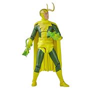 Marvel Legends Series MCU Disney Plus Classic Loki Marvel Action Figure, 5 accessori e 1 parte Build-A-Figure