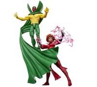 Marvel Legends Series, Visione e Scarlet, action figure da 15 cm collezionabili ispirate al fumetto "Avengers: The Crossing"