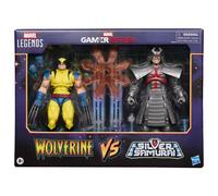 Hasbro Marvel Legends Series, Gameverse, Wolverine vs Marvel's Silver Samurai, action figure collezionabili