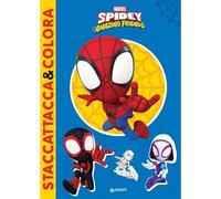 Marvel Libri GNTW04660 Staccattacca & Colora - Marvel Spidey and His Amazing Fri