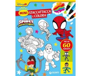Marvel Libri GNTW1030A Mini Staccattacca & Colora - Spidey