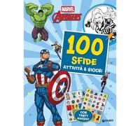Marvel Libri GNTW1088A Avengers - 100 Sfide Attività e Giochi