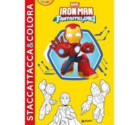 Marvel Libri GNTW1114A Staccattacca & Colora - Iron Man