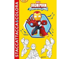 Marvel Libri GNTW1114A Staccattacca & Colora - Iron Man