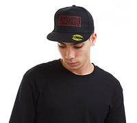 Marvel Line Logo Berretto da Baseball, Nero (Black Blk), Taglia Unica Uomo