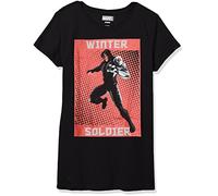 Marvel Little, Big Classic Halftone Soldier Girls Short Sleeve Tee Shirt