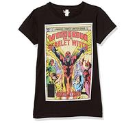 Marvel Little, Big Universe Revelations Girls - Maglietta a Maniche Corte, Taglia XL, Colore: Nero, Schwarz, XL