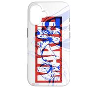 Marvel Logo Vision e The Scarlet Witch Comic Art Avengers Custodia per iPhone 16