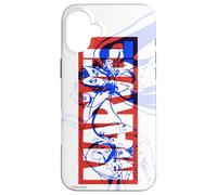 Marvel Logo Vision e The Scarlet Witch Comic Art Avengers Custodia per iPhone 16 Plus