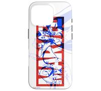 Marvel Logo Vision e The Scarlet Witch Comic Art Avengers Custodia per iPhone 16 Pro