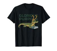 Marvel Loki Alligator Loki and Book Glorious Purpose Maglietta
