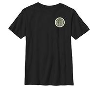 Marvel Loki Badge - Maglietta da Uomo, Taglia L, Nero, L