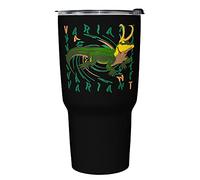 Marvel Loki Deviance - Tazza da viaggio in acciaio INOX, 765 ml, multicolore