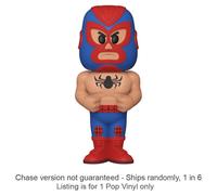 Marvel: Lucha Libre El Aracno Spider Man SODA Figura in Can Chase Ships 1 in 6