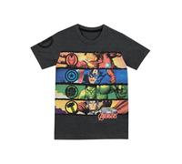 Marvel - Maglietta a Maniche Corta per Uomo - Avengers - 5 a 6 Anni