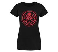 Marvel - Maglietta a maniche corte logo Hydra - Donna (NS4241)