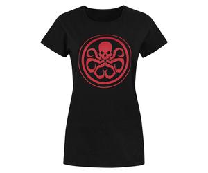 Marvel - Maglietta a maniche corte logo Hydra - Donna (NS4241)
