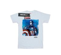 Marvel Maglietta Ampia Capitano America Arte Donna (BI10744)