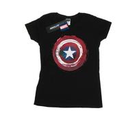 Marvel Maglietta Capitano America Scudo Antischizzi Donna (BI34477)