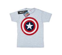 Marvel Maglietta Capitano America Scudo Effetto Invecchiato Uomo (BI6132)