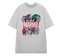 Marvel Maglietta Comic Maniche Corte Uomo (NS9321)