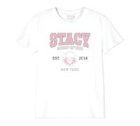 Marvel Maglietta da Ragazza, Bianco, 8 Anni