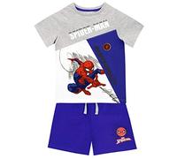 Marvel Maglietta e Pantaloncini per ragazzi Spiderman Multicolore 9-10 Anni