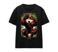 Marvel Maglietta Hulk Rosso Attacco Adulto Unisex (TV19274)