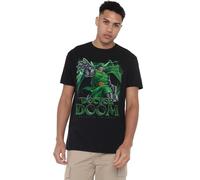 Marvel Maglietta Unisex Marvel Doctor Doom Ruler of Latveria Unisex t-Shirt Nera, Nero, XXL