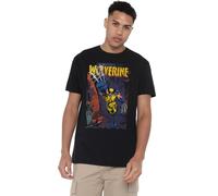 Marvel Maglietta Unisex Marvel Wolverine Backstreet Strike, Maglietta Nera, Unisex, Nero, 4XL