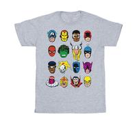 Marvel Maglietta Volti Colorati Uomo (BI37432)