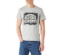 Marvel Memooknts007 T-Shirt, Grigio Melange, S Uomo